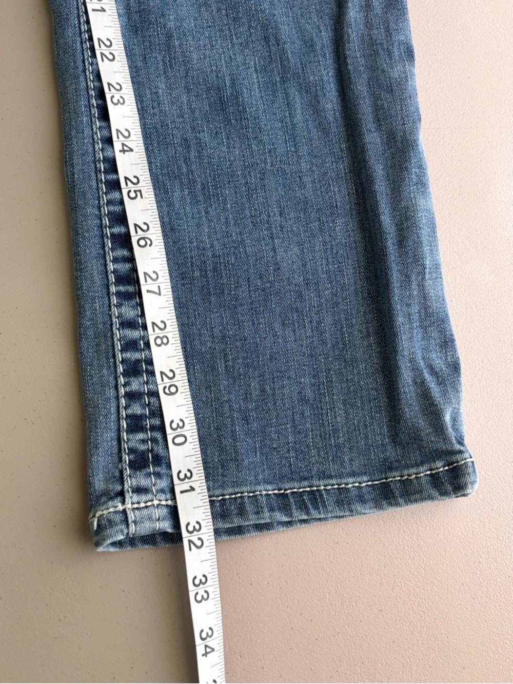 ARIAT REAL western performance stretch straight leg denim jeans stitched Sz 30 - Picture 14 of 14